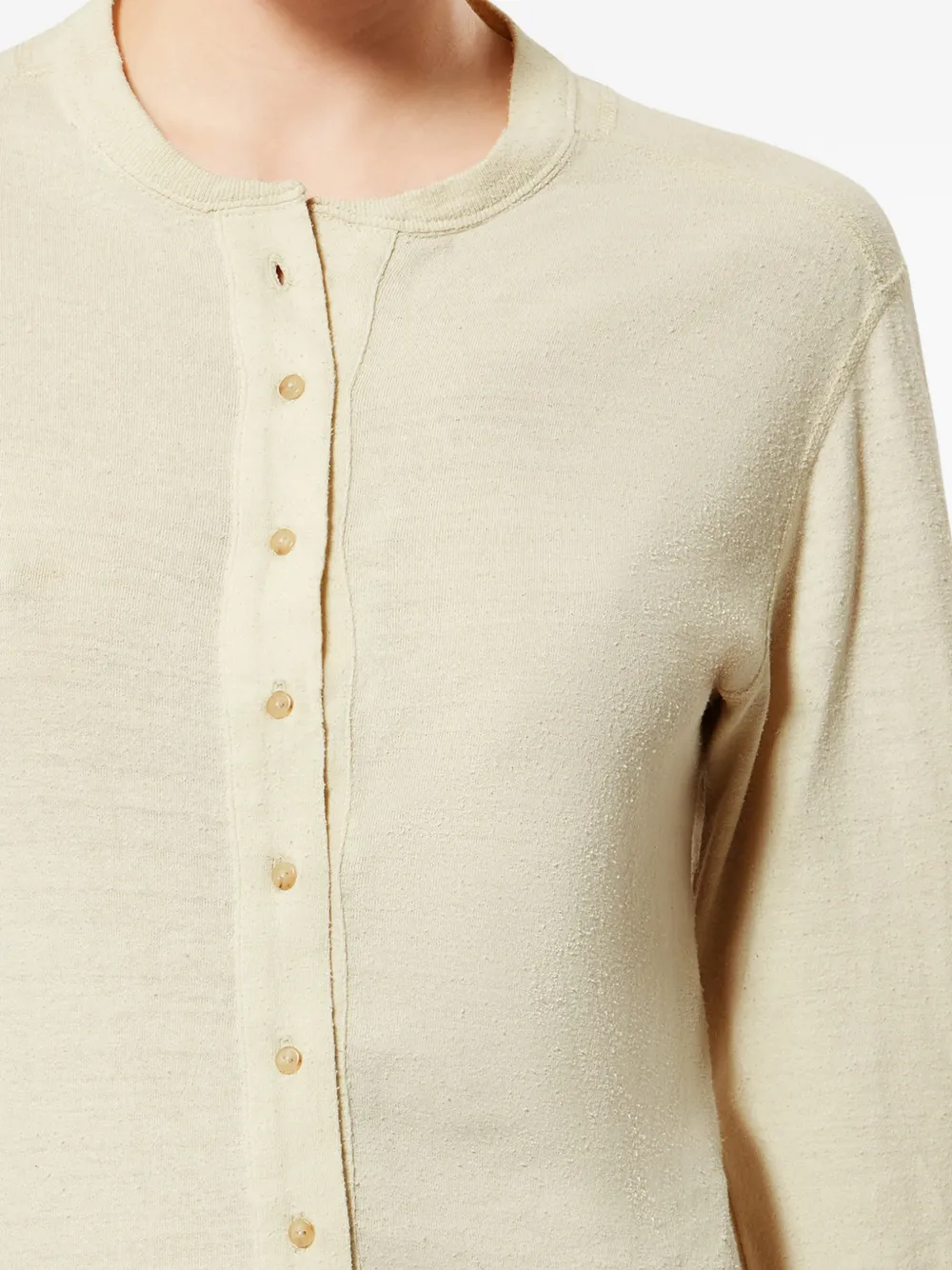 ISABEL MARANT Tina playsuit met knopen Beige