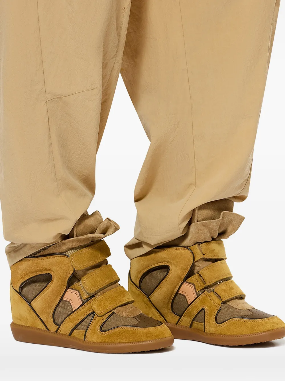 ISABEL MARANT Bekett suède sneakers Beige