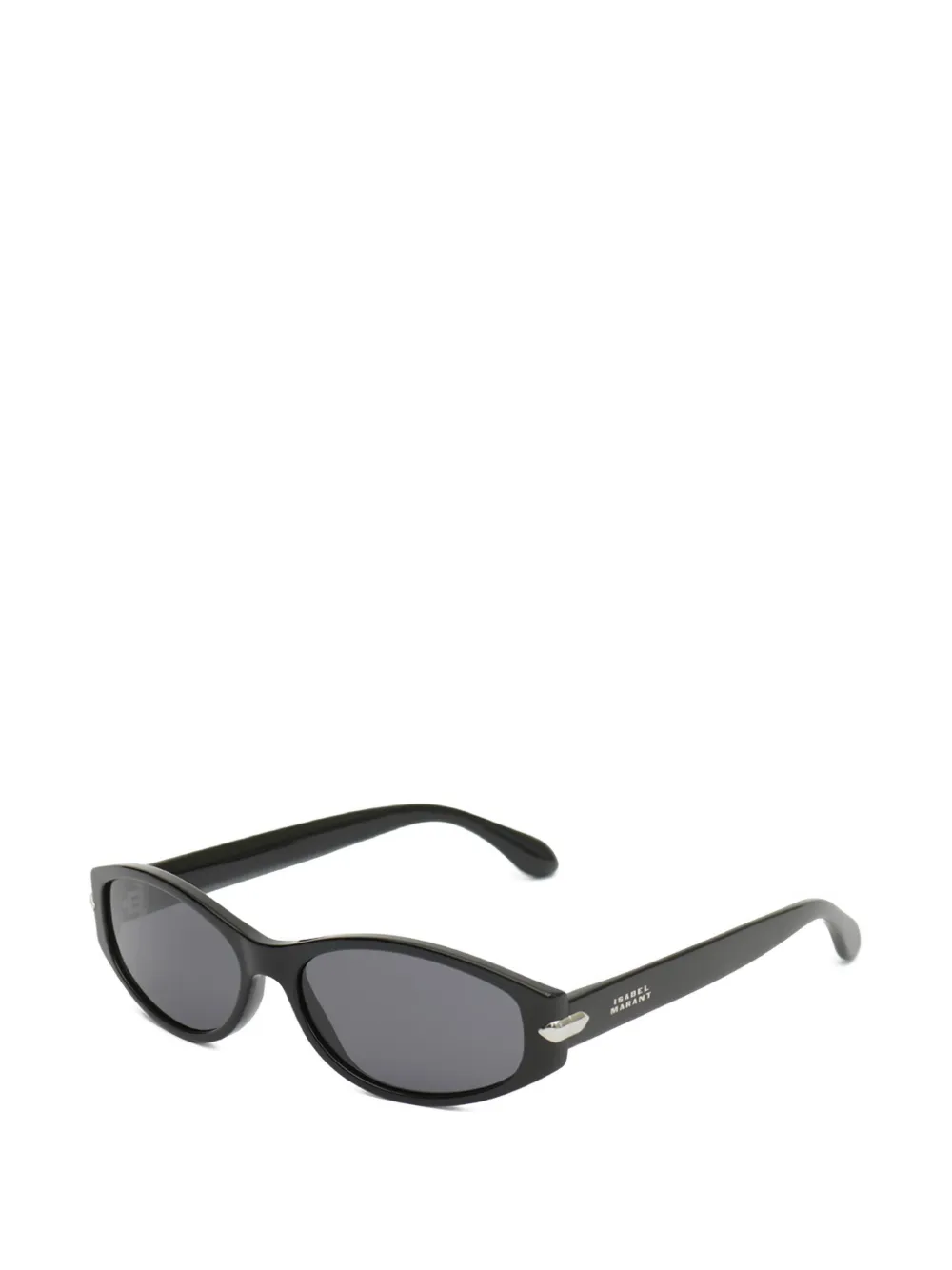  Isabel Marant Pixa-gd Oval-frame Sunglasses - Black 
