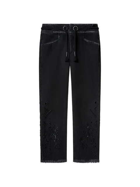 ISABEL MARANT Alison Jeans mit Fransensaum