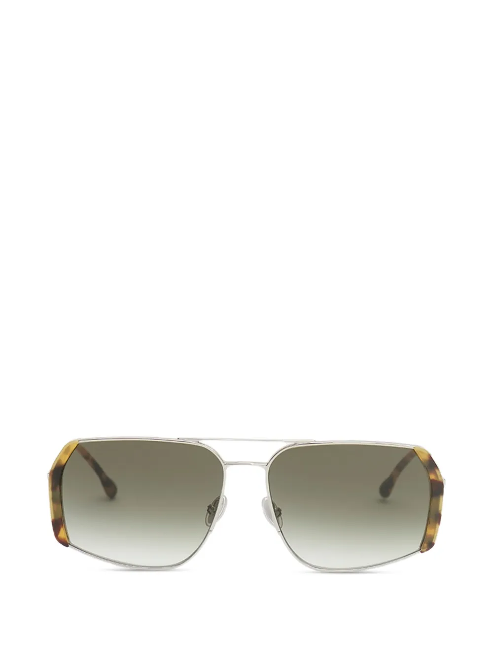 ISABEL MARANT Willo-GD geometric-frame sunglasses - Argento