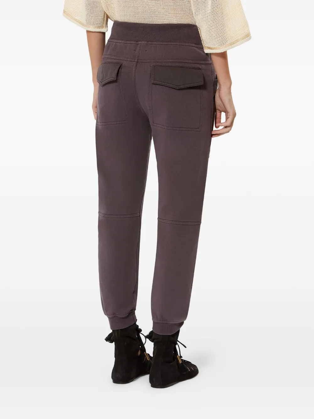 ISABEL MARANT Rosa fleece joggingbroek Paars