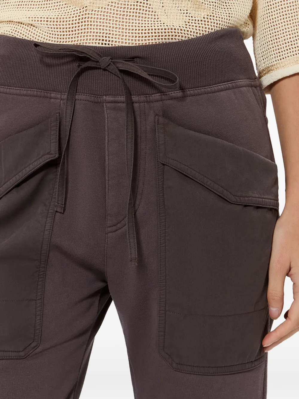 ISABEL MARANT Rosa fleece joggingbroek Paars