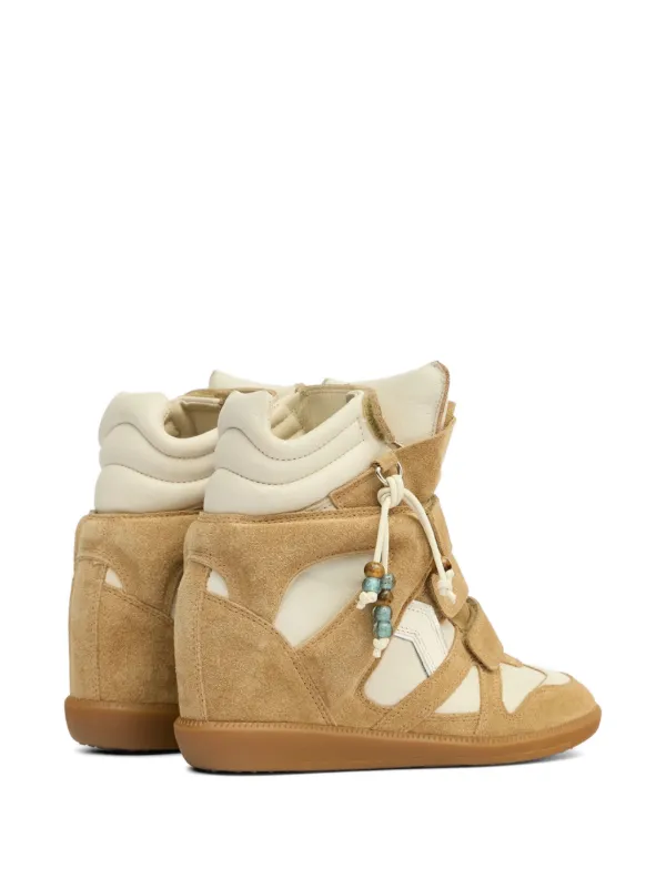 ISABEL MARANT ハイカットスエードスニーカー ISABEL MARANT Bekett スエードスニーカー | ニュートラル | FARFETCH JP