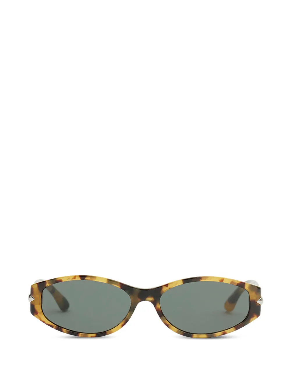 ISABEL MARANT Pixa-Gd oval-frame sunglasses - Marrone