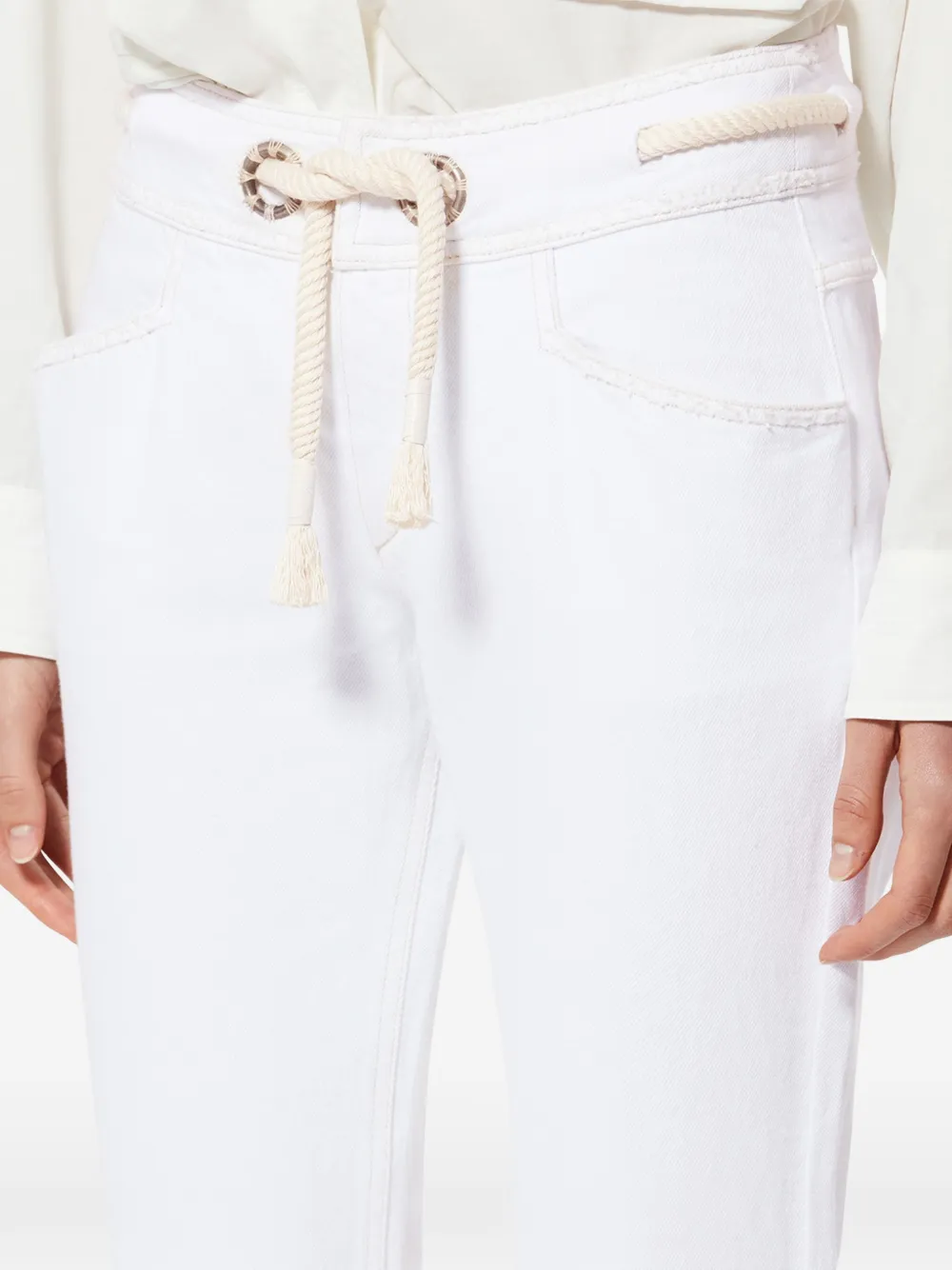 ISABEL MARANT Alison flared jeans Wit