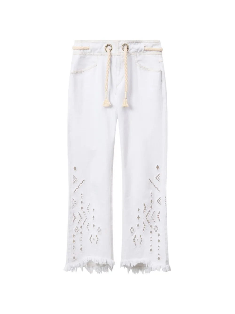 ISABEL MARANT Pantaloni Alison dritti - Bianco