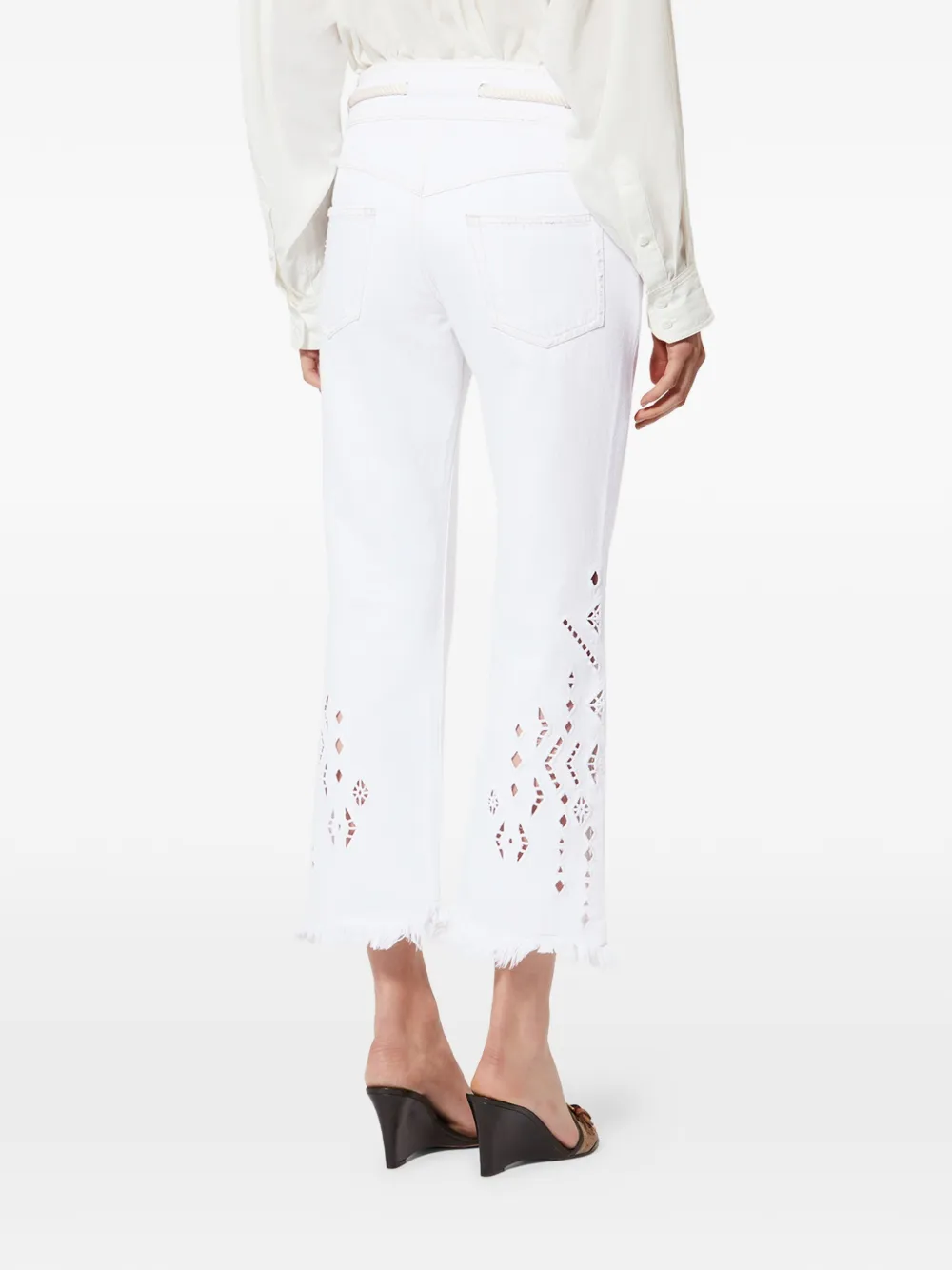 ISABEL MARANT Alison flared jeans Wit