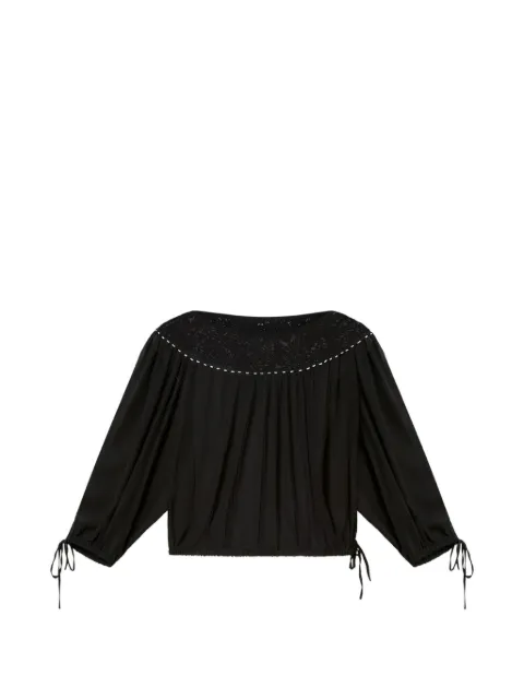 ISABEL MARANT Nelida lace beaded blouse