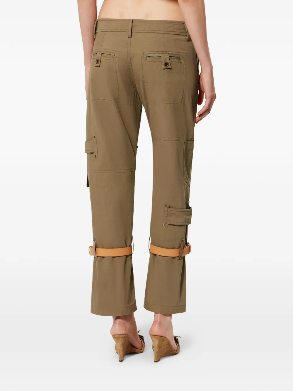 ISABEL MARANT Brinda straight broek Bruin