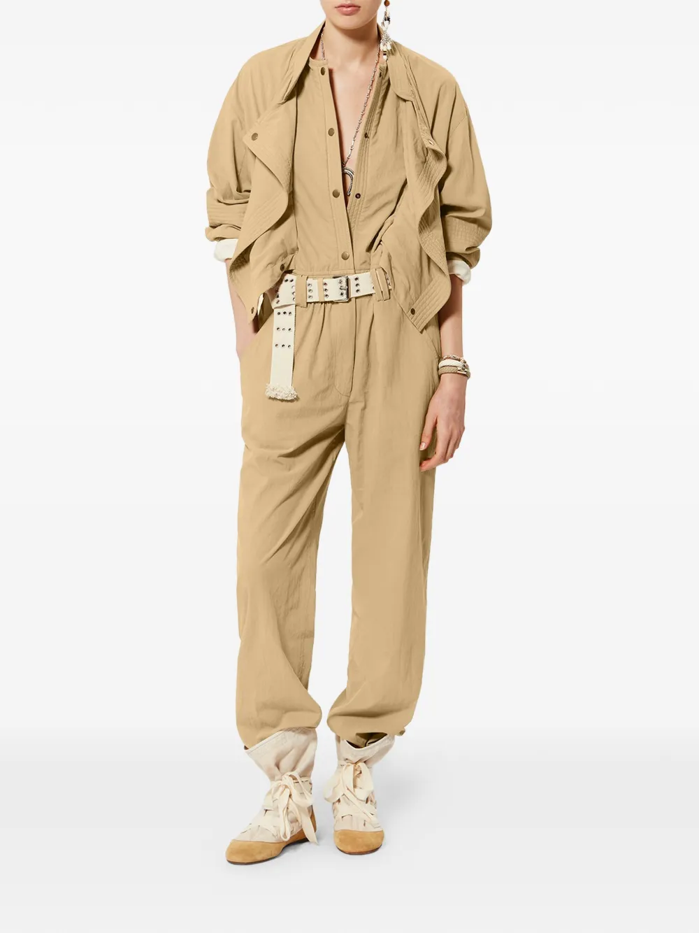  Isabel Marant Fahiza Jumpsuit - Neutrals 