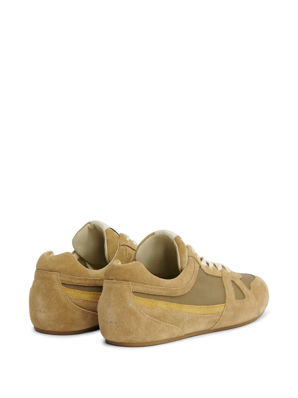 MARANT Sennyh suède sneakers van kalfsleer Beige