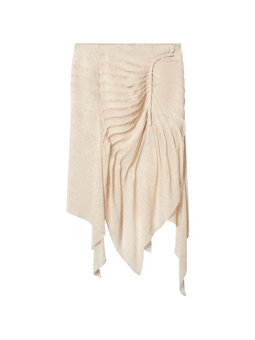 ISABEL MARANT Taylora slit silk midi skirt - Toni neutri