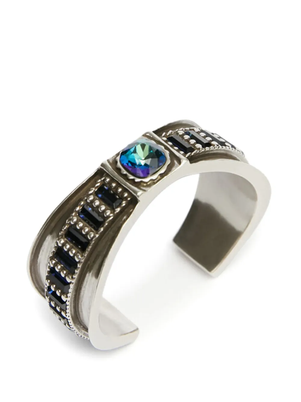 ISABEL MARANT Bracciale rigido Olga con strass - Argento