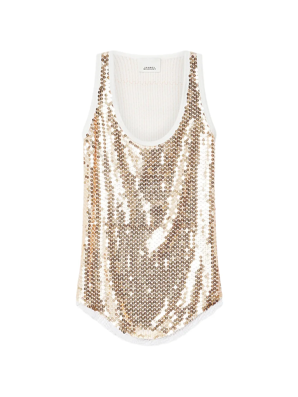 ISABEL MARANT Renelle top - Oro