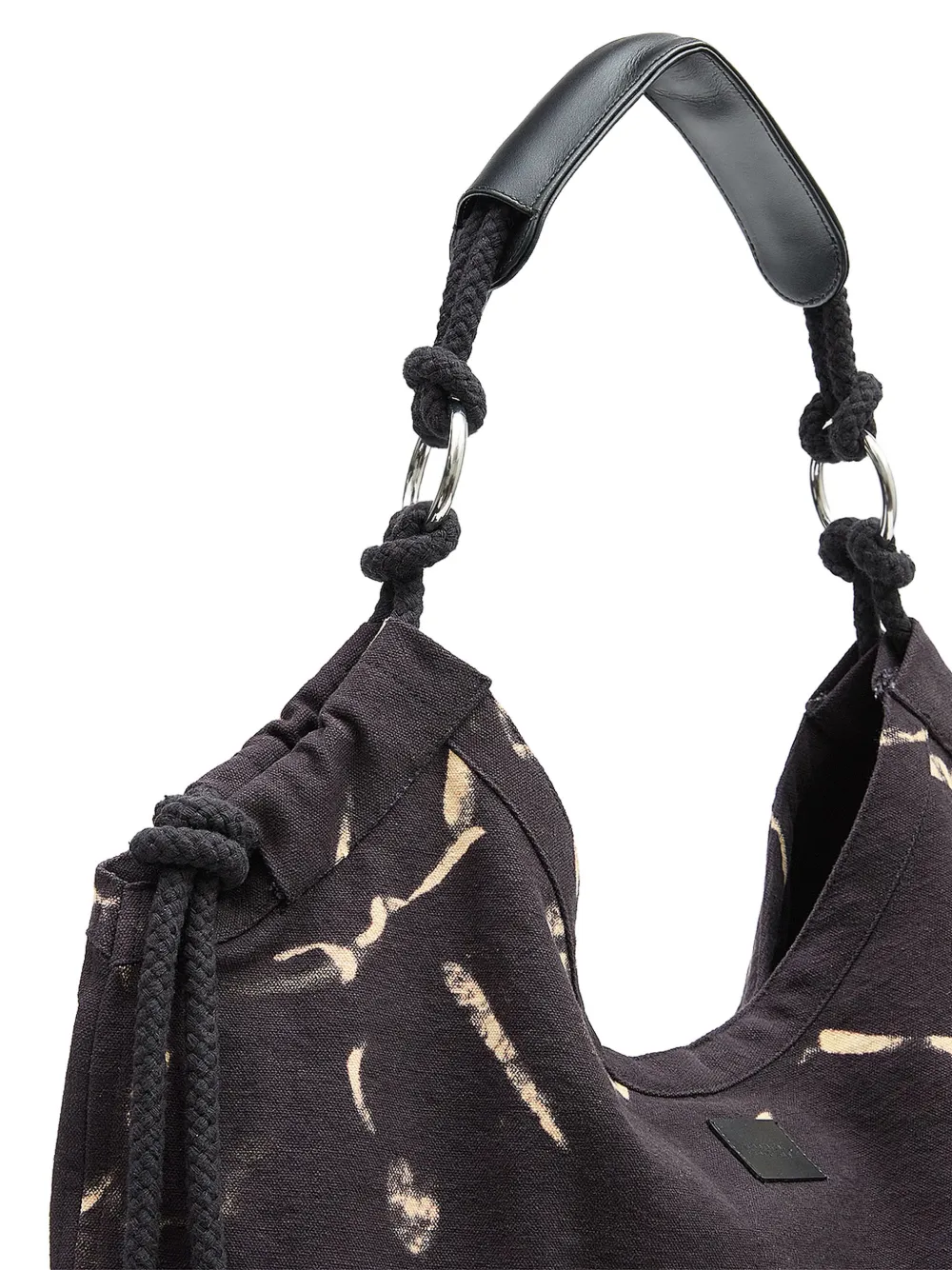 ISABEL MARANT Byron katoenen shopper Zwart