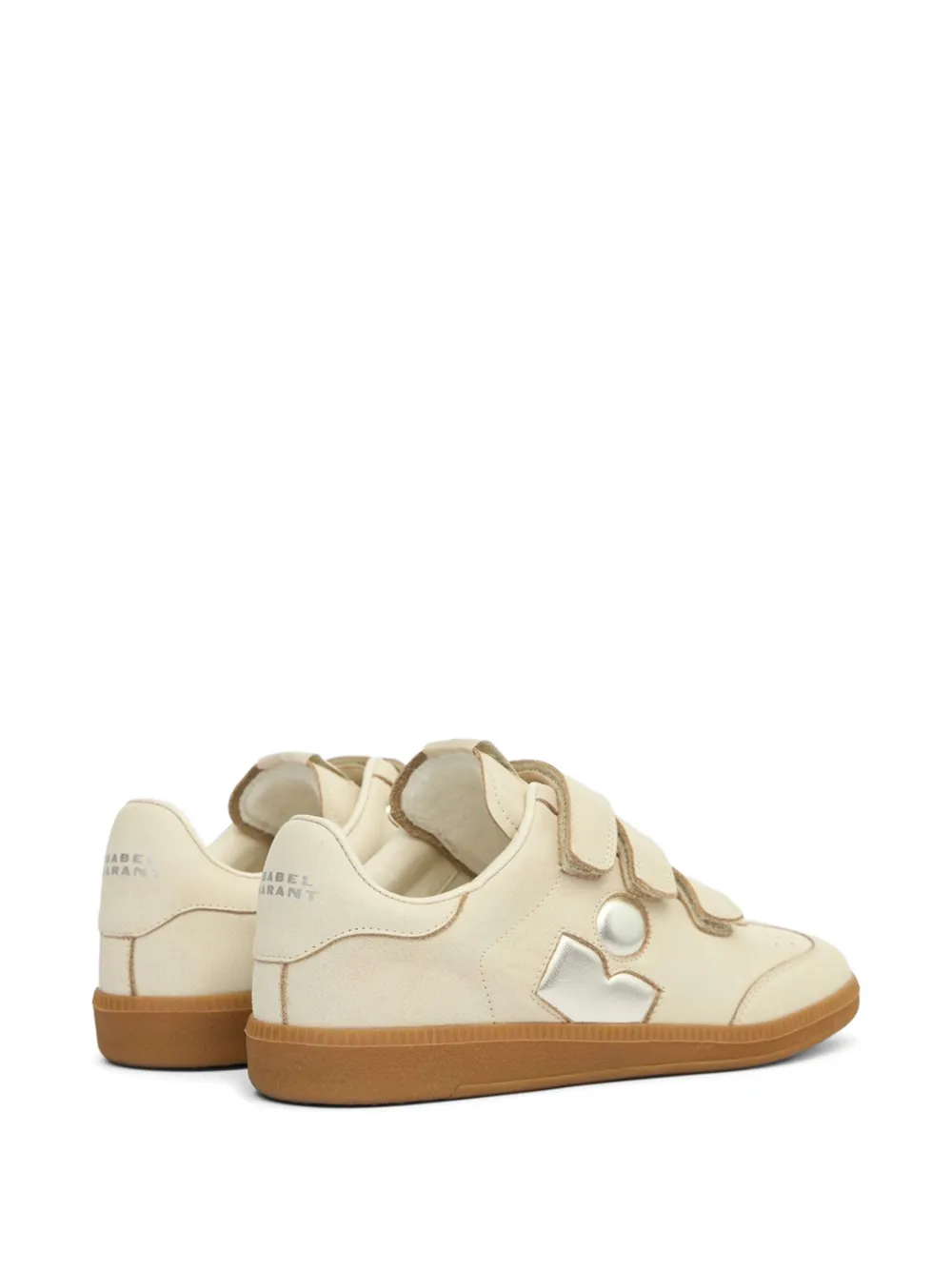 ISABEL MARANT Beth sneakers met logodetail Beige