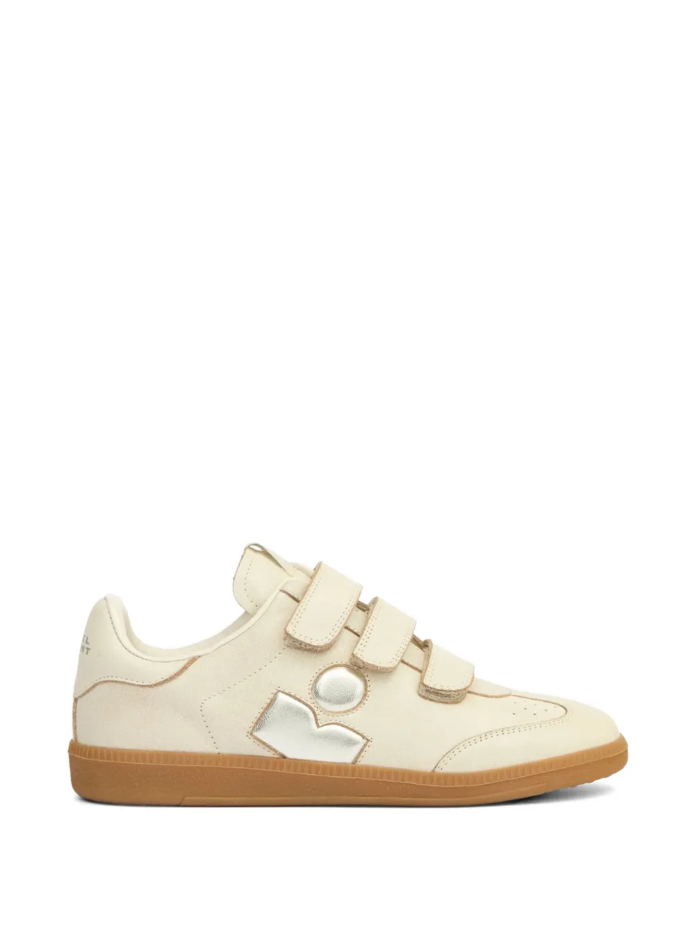 ISABEL MARANT Beth sneakers met logodetail Beige