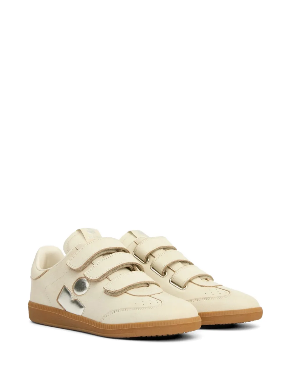 ISABEL MARANT Beth sneakers met logodetail Beige