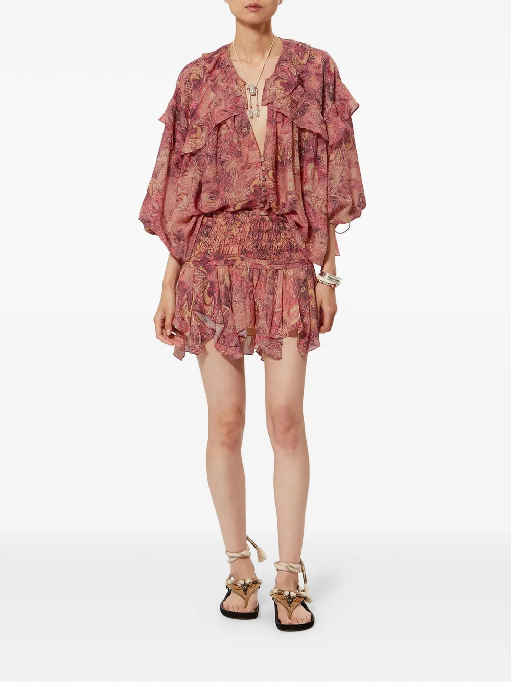 ISABEL MARANT Ceiva rok Roze