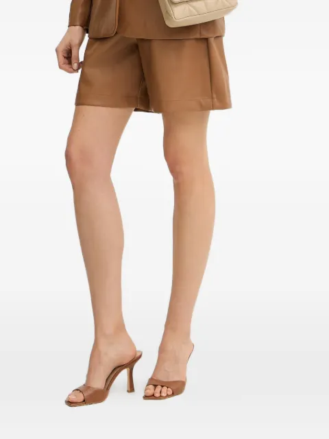 FRACOMINA short en cuir artificiel