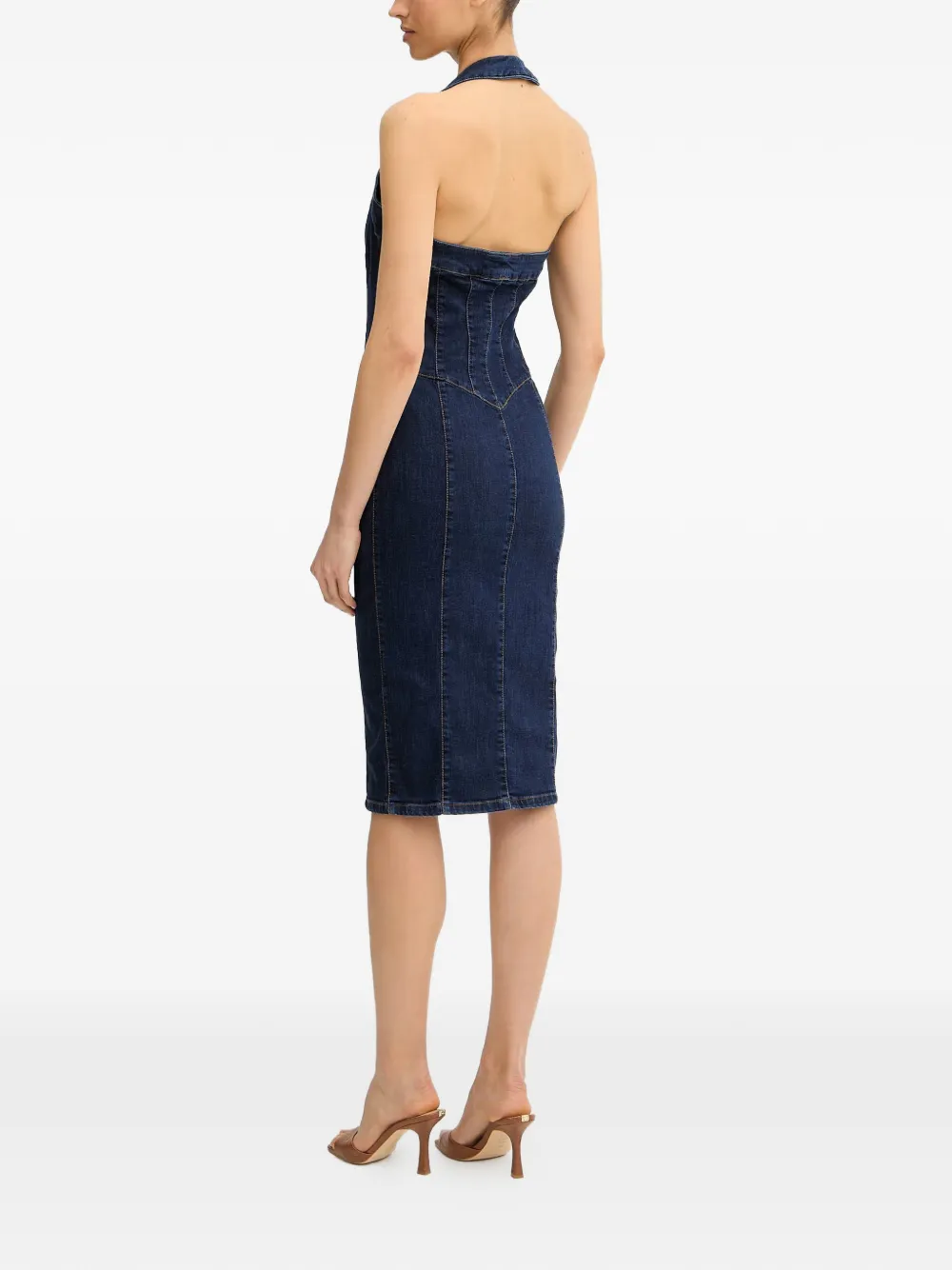 FRACOMINA Mouwloze jurk Blauw