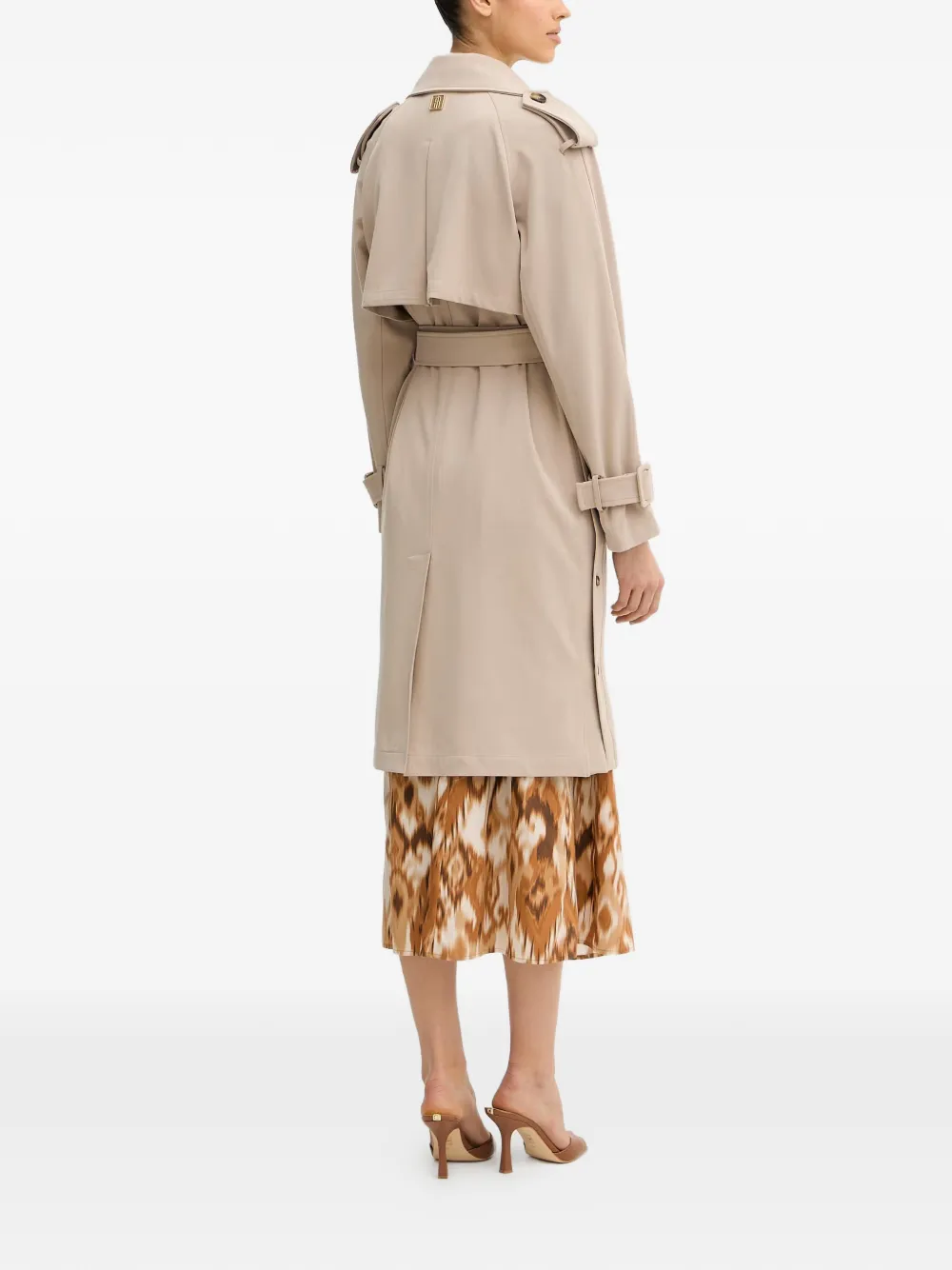 Belted Double-Breasted Trench