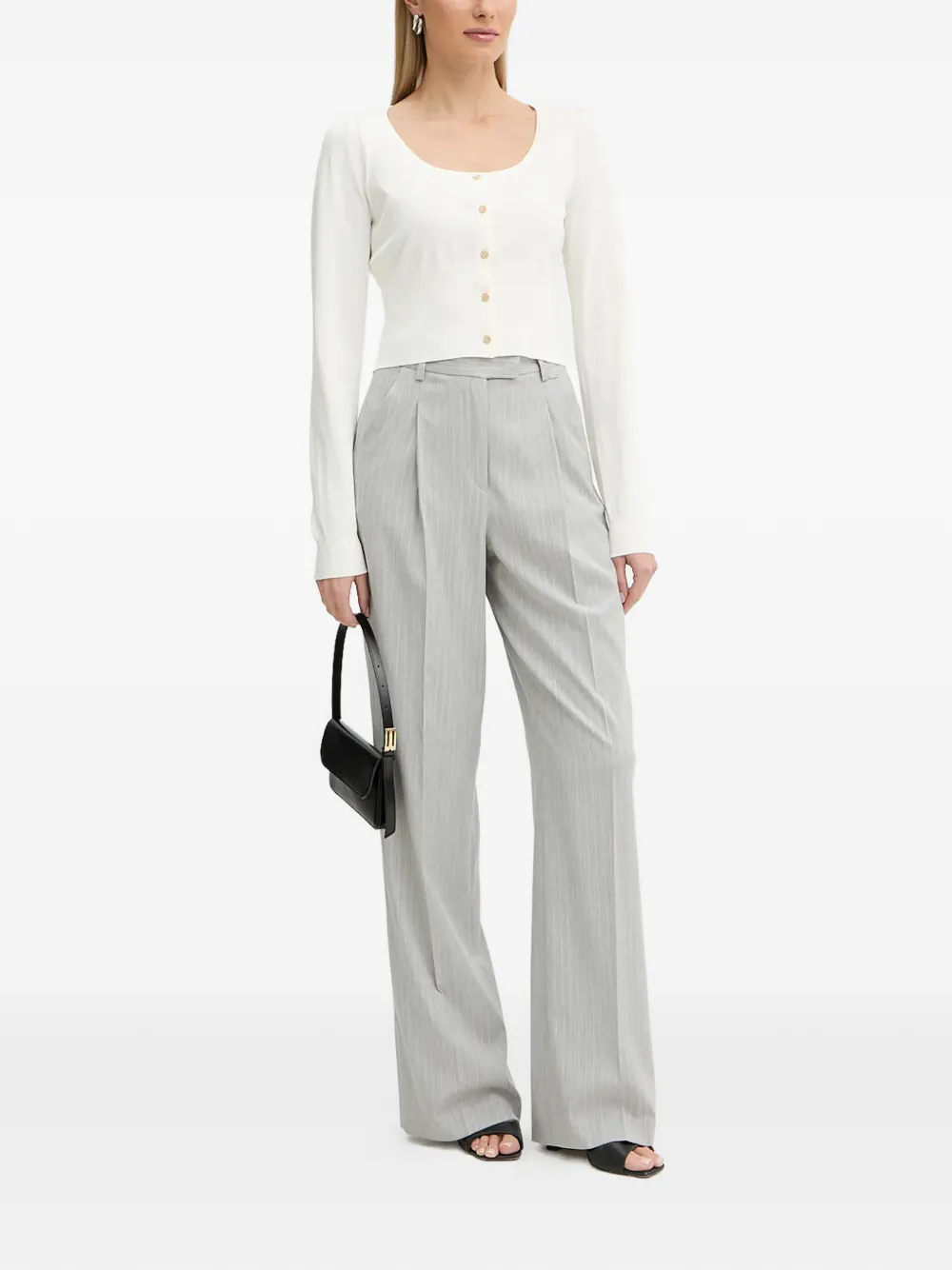  Fracomina Scoop-neck Cardigan - White 