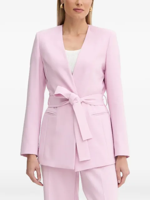 FRACOMINA blazer con cinturón