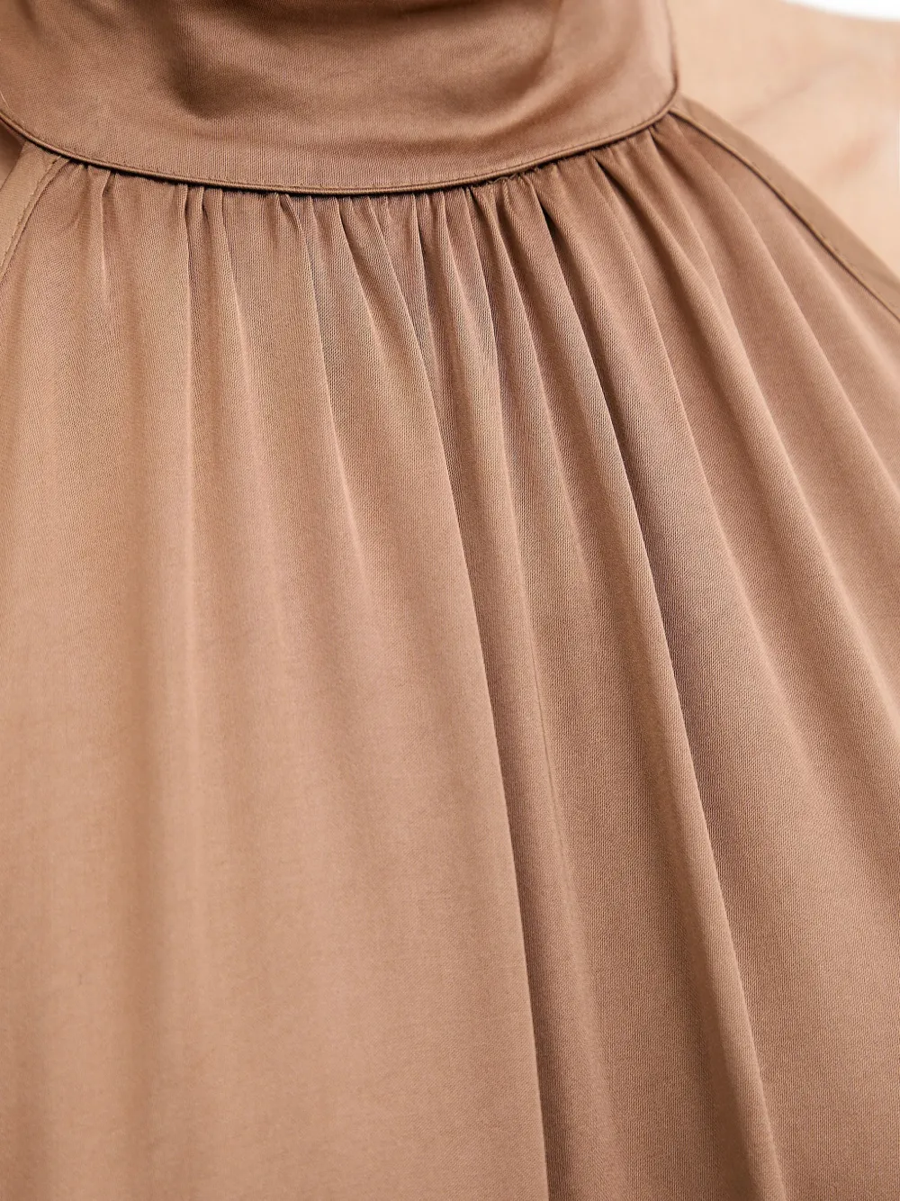 FRACOMINA Mouwloze maxi-jurk Bruin