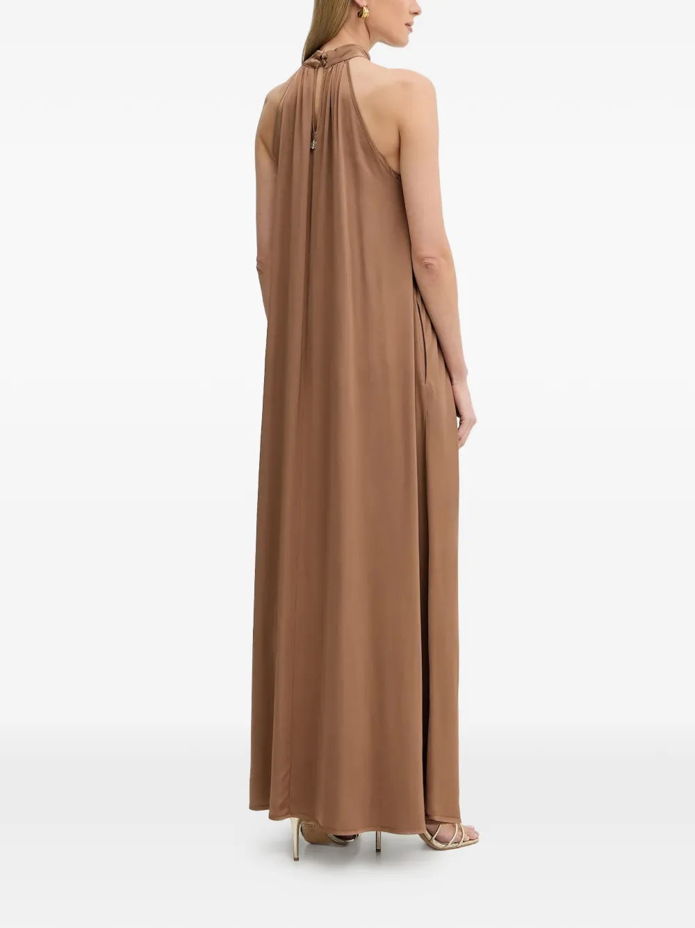 FRACOMINA Mouwloze maxi-jurk Bruin