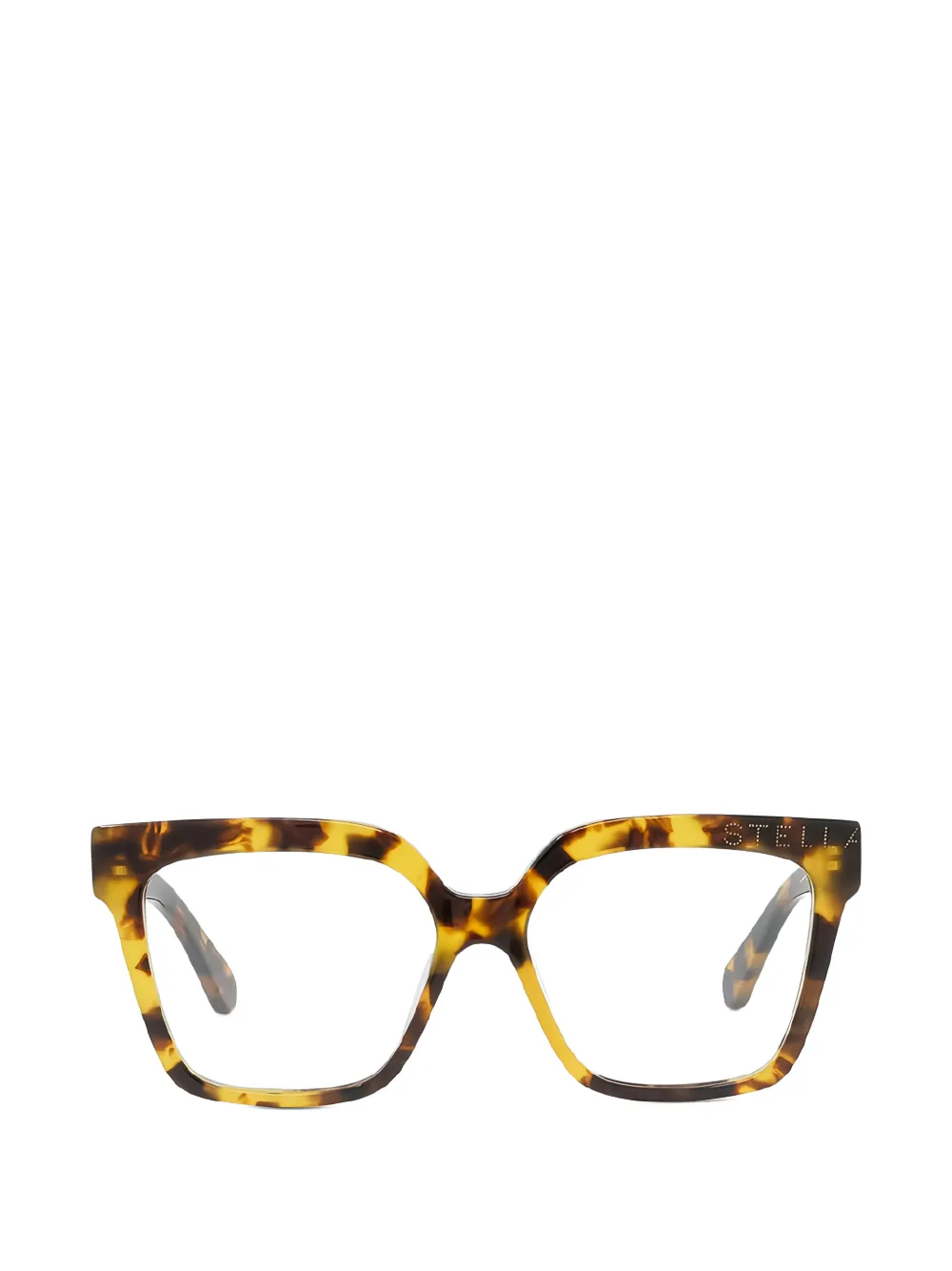 Stella McCartney Eyewear square-frame glasses - Marrone