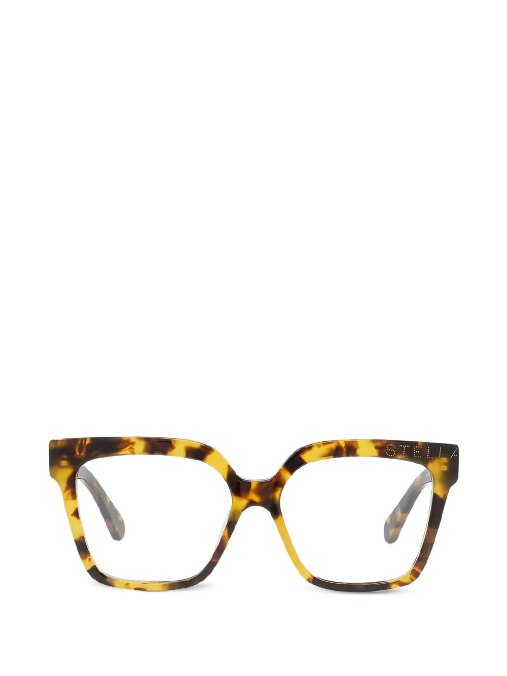 Stella McCartney Eyewear square-frame glasses - Marrone