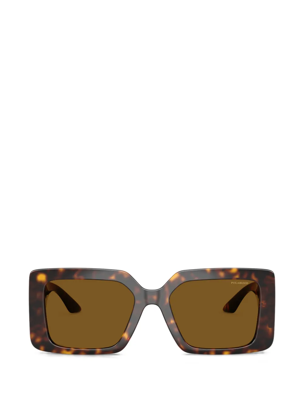 Versace Eyewear Occhiali da sole squadrati - Marrone