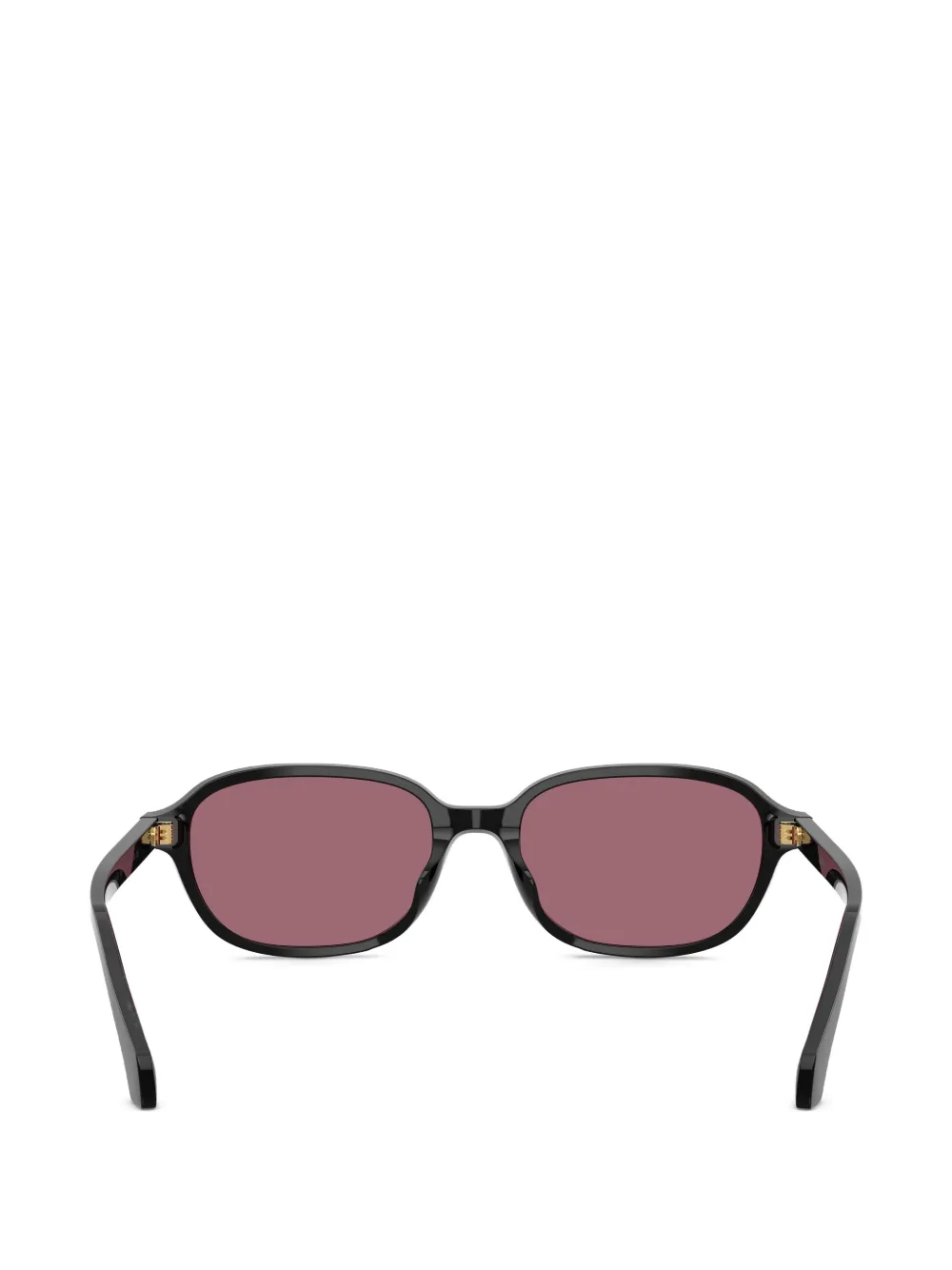 Versace Eyewear Zonnebril met rechthoekig montuur Zwart