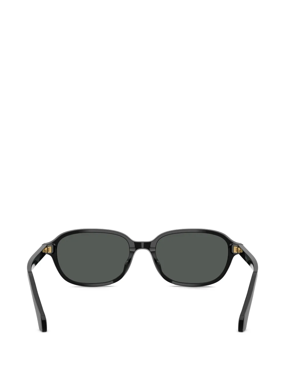 Versace Eyewear Zonnebril met ovalen medaillon Zwart