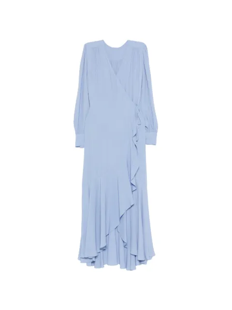 TWINSET ruffled wrap dress
