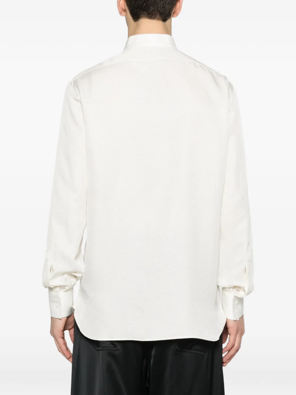 TOM FORD Overhemd met stippen Wit