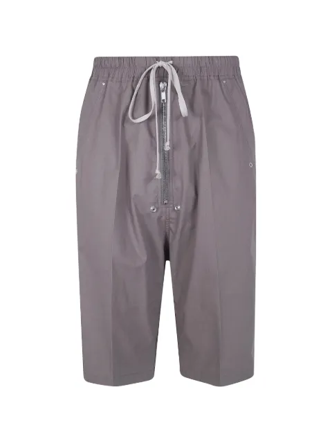 Rick Owens zip-front drawstring shorts