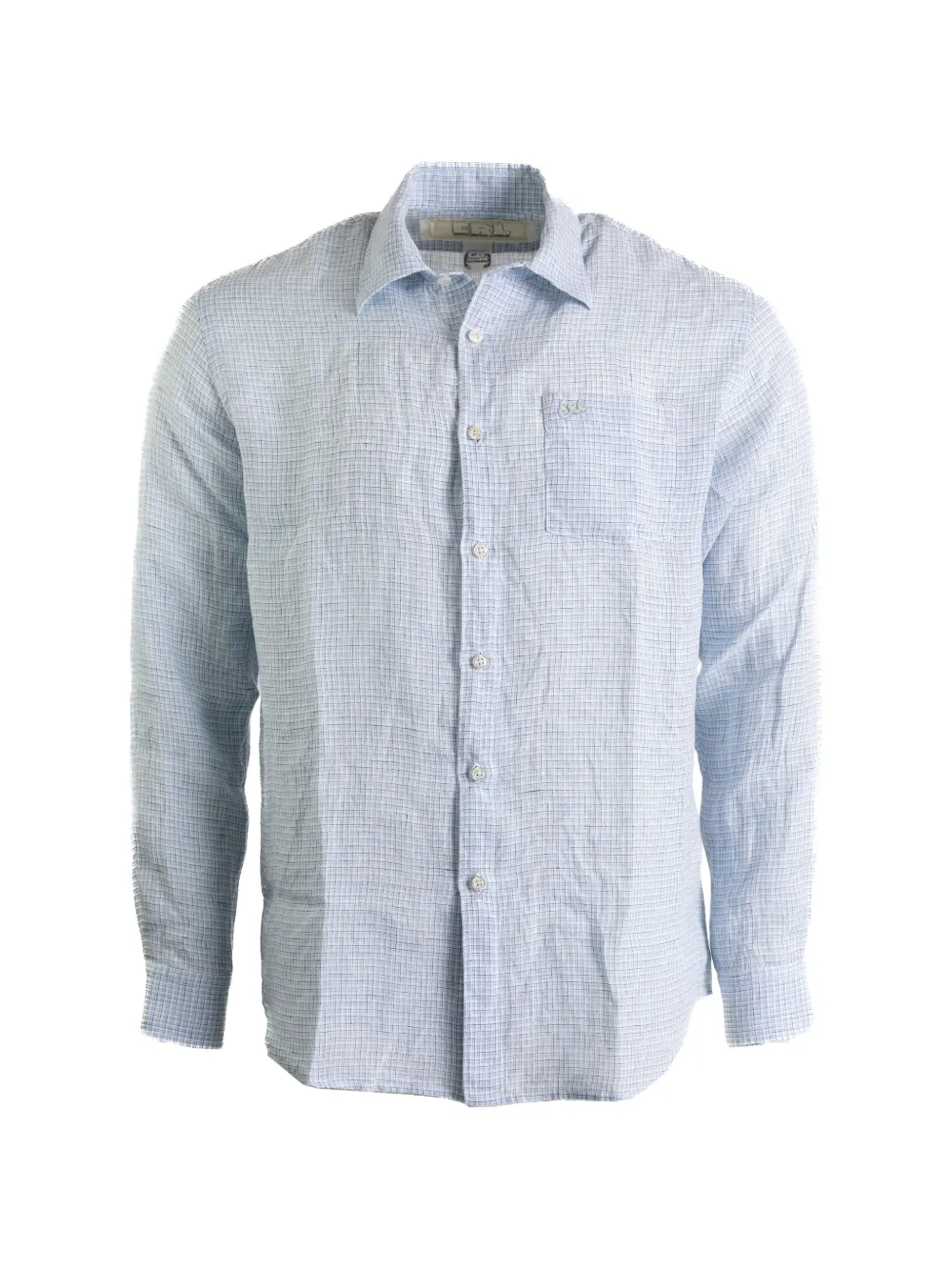 ERL check pocket shirt - Blu