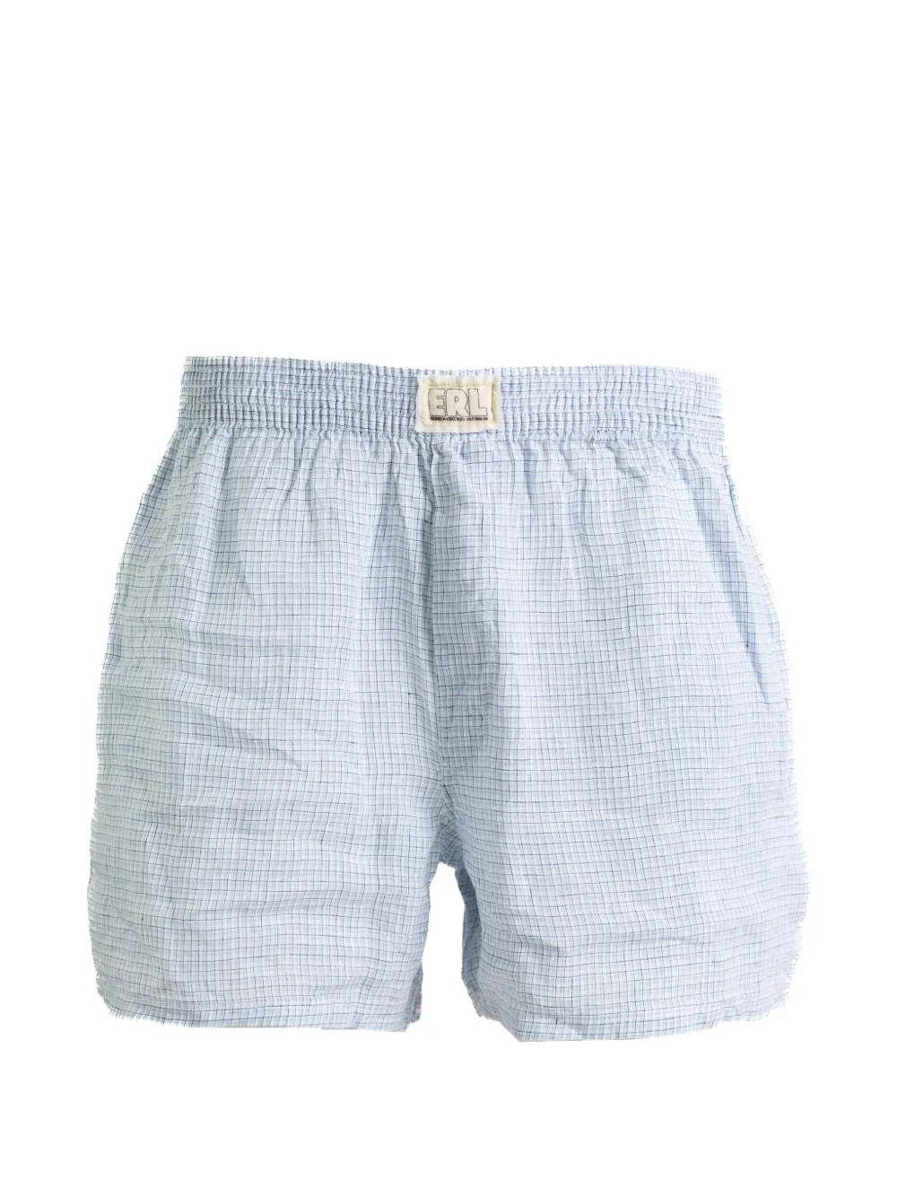 ERL elasticated checkered boxers - Blu