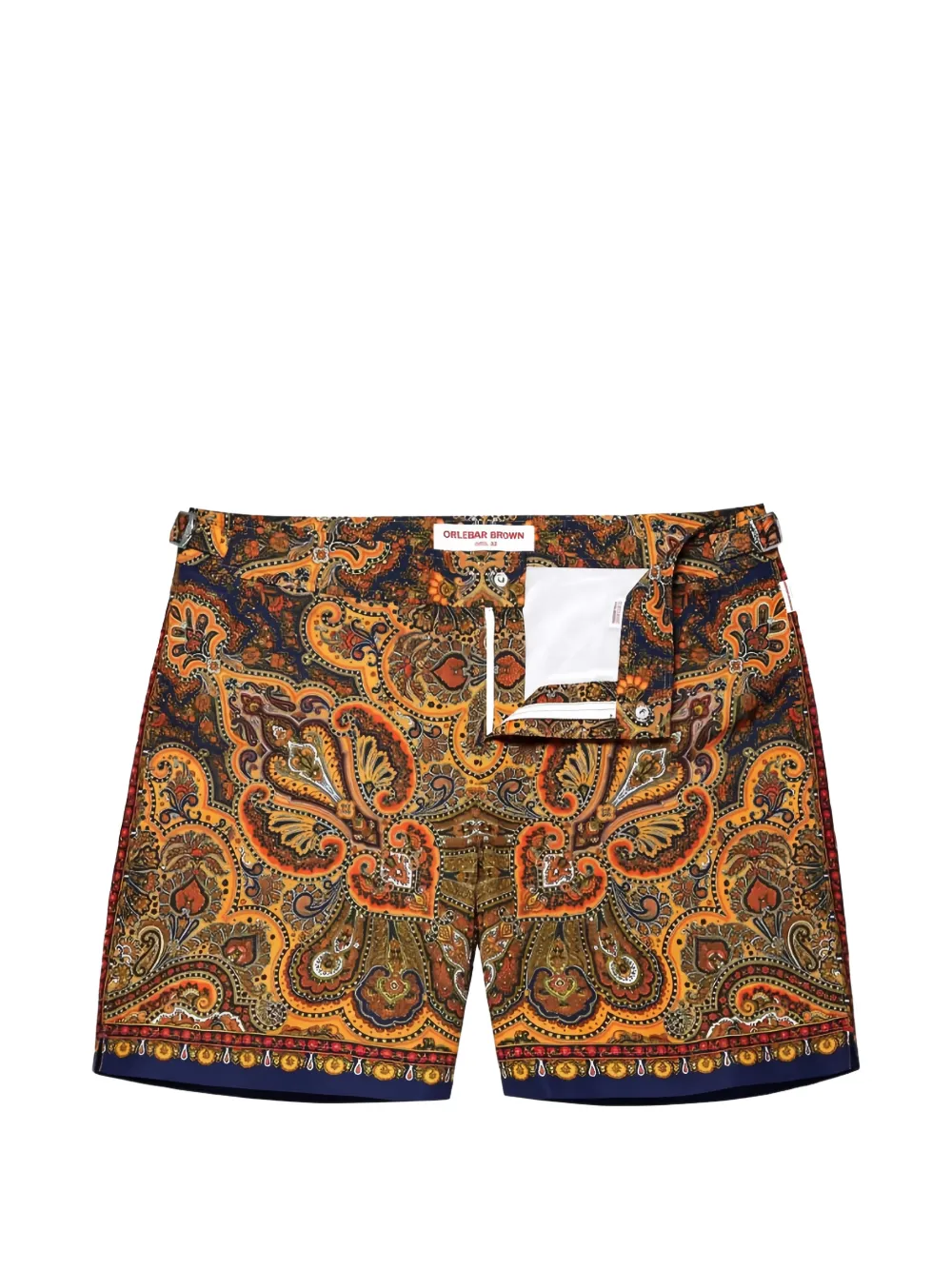 Orlebar Brown Costume da bagno Mystique Paisley Russell - Arancione