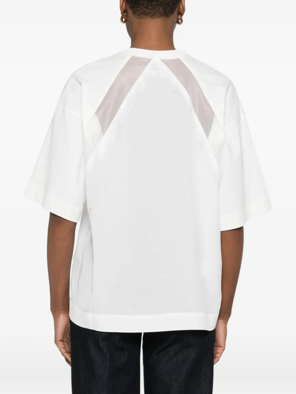 Lace Panel T-Shirt