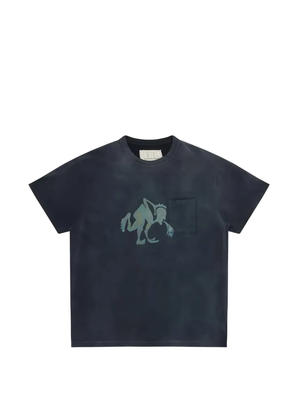 ERL chest-pocket T-shirt - Blu