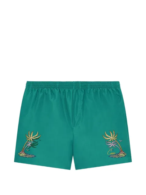 Casablanca embroidered swim shorts