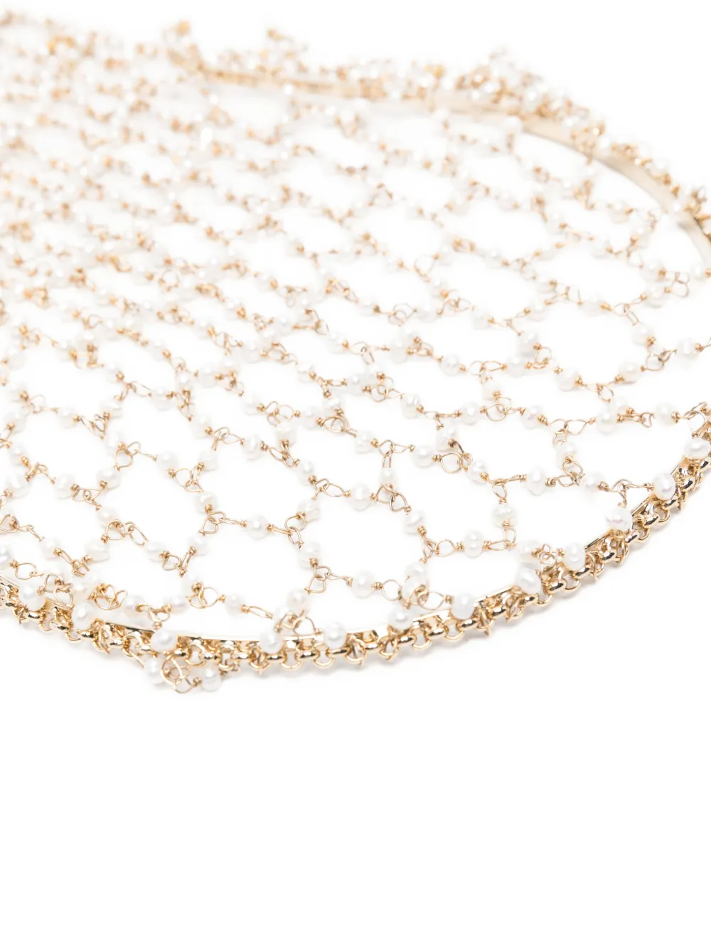  Rosantica Carmen Beaded Headband - Gold 