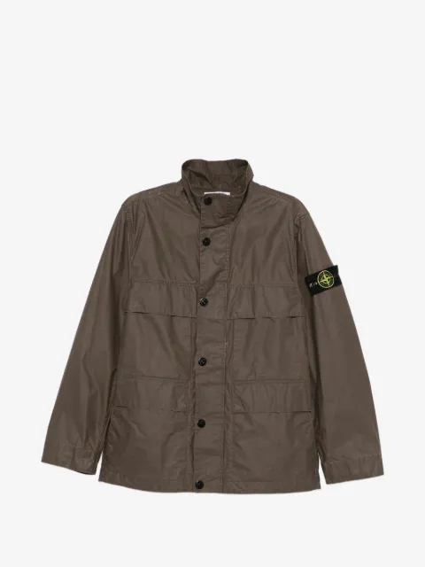 Stone Island waxed-canvas field jacket