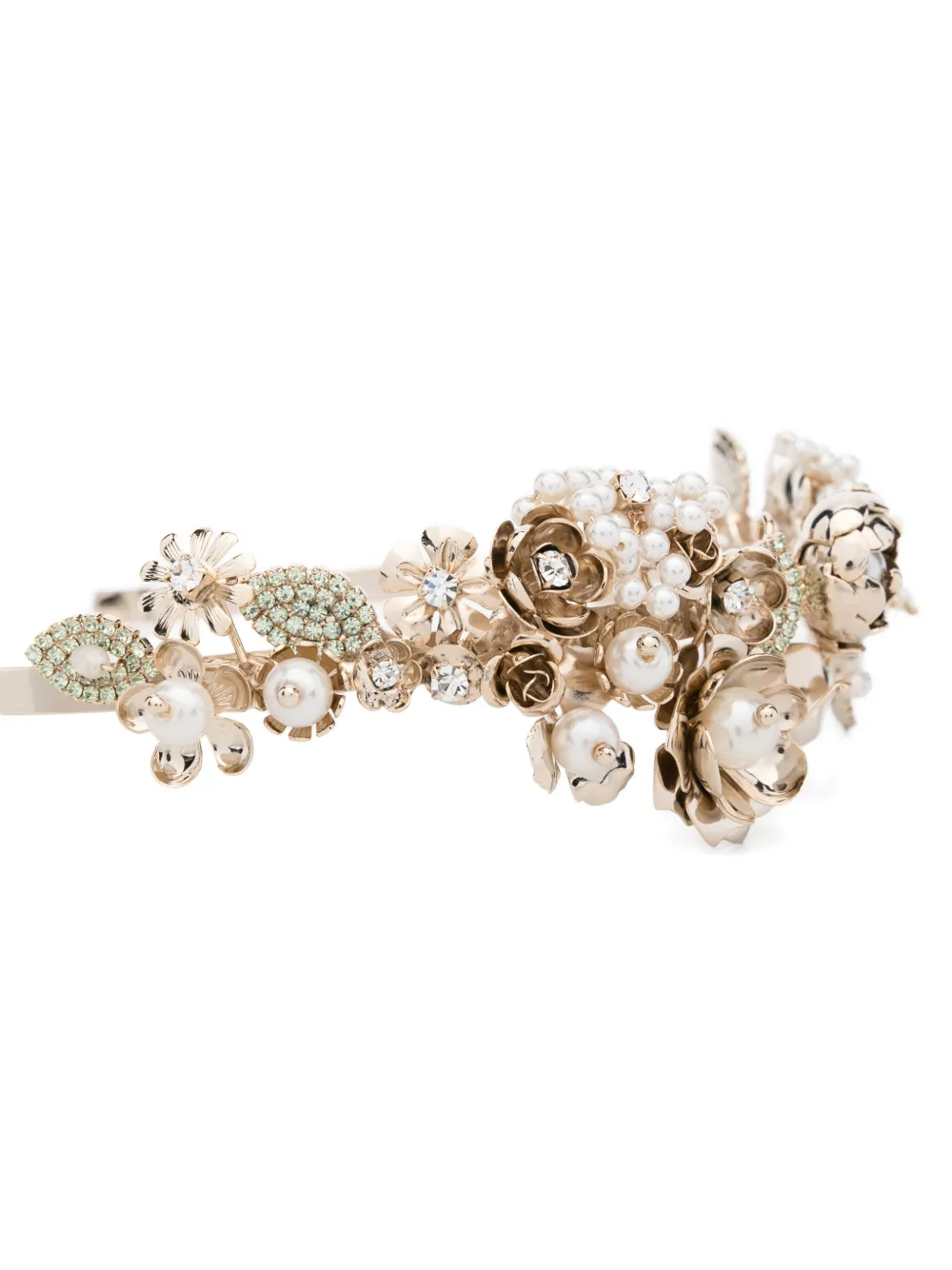  Rosantica Bouquet Embellished Headband - Gold 