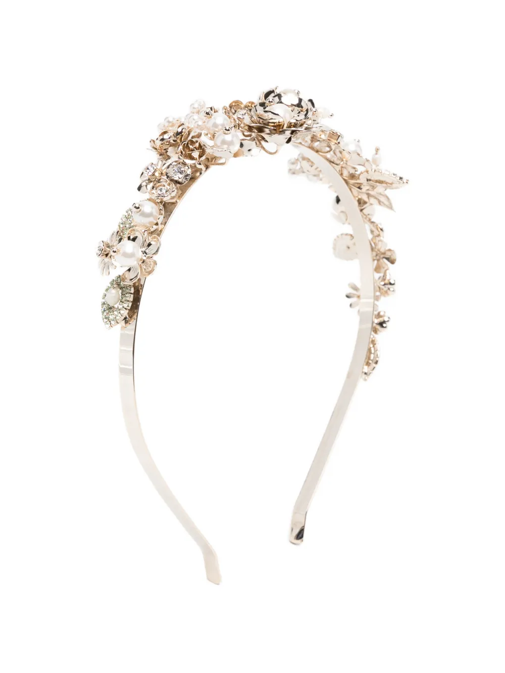 Rosantica Bouquet embellished headband - Oro
