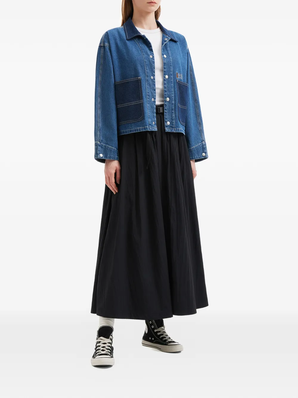  Fingercroxx Logo-patch Pocket Jacket - Blue 